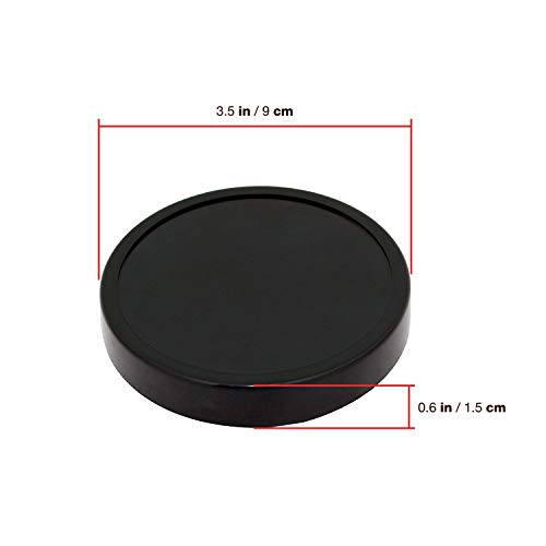 Original Magic Bullet Accessory 4 Pack Replacement Black Plastic Stay Fresh Lid Parts For Magic Bullet 250W (4)
