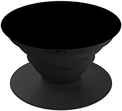 Pop Out Phone Grip and Stand, Expanding Grip and Stand for iPhone, Smartphone and Tablets- Black
