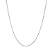 Hawaiian Silver Jewelry 1mm Sterling Silver Box Chain – Elegant and Simple Silver Box Chain Necklace 36-inch – Exquisite Silver Box Chain Necklace for Women – Thin Design – No Nickel Sterling Silver