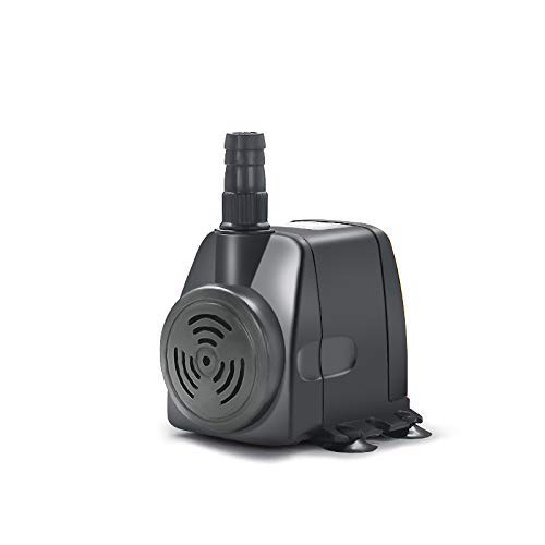 Aquarium Fish Tank Pump Nano Fish Tank Submersible Syphon Water Pump Circulation Pump Statuary and Hydroponics Fountain 1400L/h Height max 2m