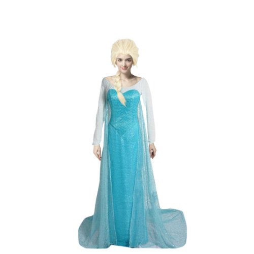 Goodsaleok Cosplay Costume Elsa Dress/Gown XS