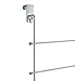 Organize It All Over The Door Chrome Hanging Towel Rack