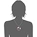 Uniki Tree of Life Pendant Amethyst Rose Crystal Necklace Gemstone Chakra Jewelry (Red Agate)