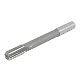 Uxcell a16061300ux0357 125mm Long 1/2 Inch Cutting Dia 6 Flutes Straight Shank Machine Chucking Reamer