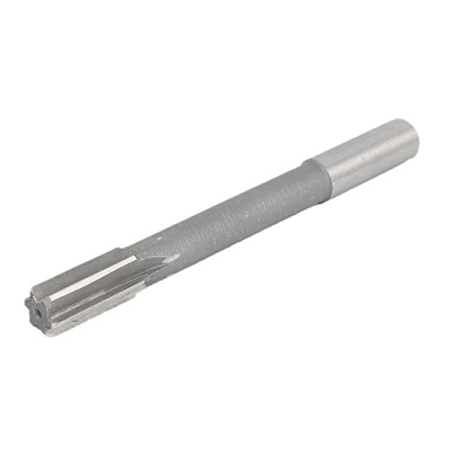 uxcell 125mm Long 1/2 Inch Cutting Dia 6 Flutes Straight Shank Machine Chucking Reamer