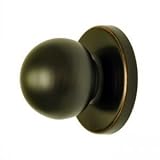 (Pack of 4) Oil Rubbed Bronze Bi-fold Knob with backplate