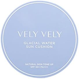 【IMVELY公式サイト】VELY VELY (ブリーブリー) グラシアルウォーターサンクッション SPF 50+、PA+++ 韓国コスメ　トーンアップ 下地　補正　日やけ止め 敏感肌