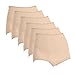 Bali Women`s Set of 6 Skimp Skamp Brief Panty 8, Mocha Mist