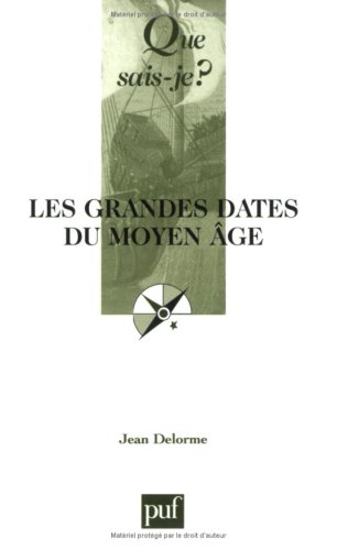 Les  grandes dates du Moyen âge