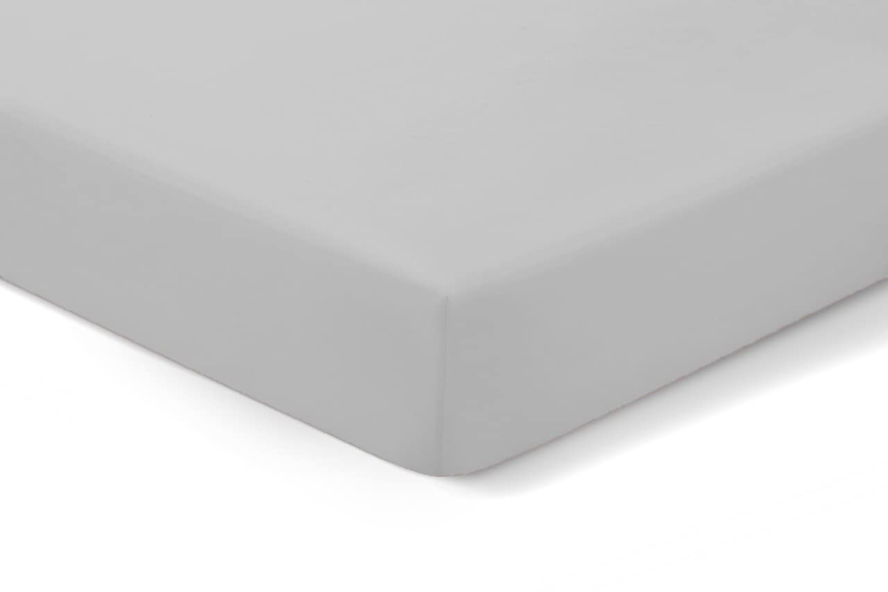 2 x AmigoZone Pollyotton Cot Bed Fitted Sheet (Silver Grey, (Cot 60 x 120cm)) — image 1