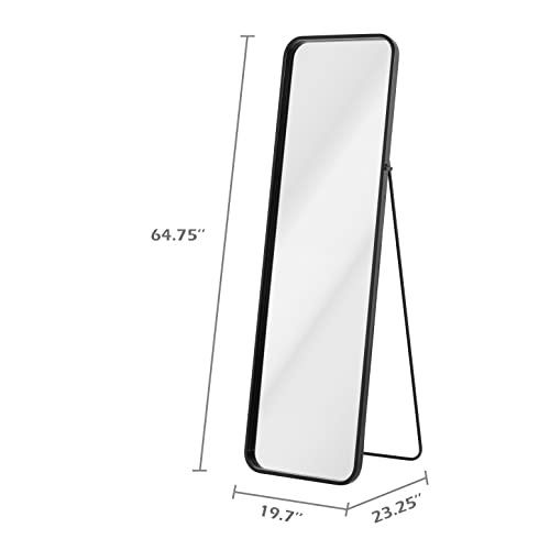COZAYH Full Length Mirror with Stand, Fully Assembled Dressing Wall