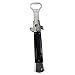 Caliber Gourmet Switchblade Bottle Opener – Tactical Folding Knife Style for Beer, Beverage, Soda, Bartender Supplies, Tailgate Parties, Kitchen, Camping – Durable, Black Stainless Steel Design