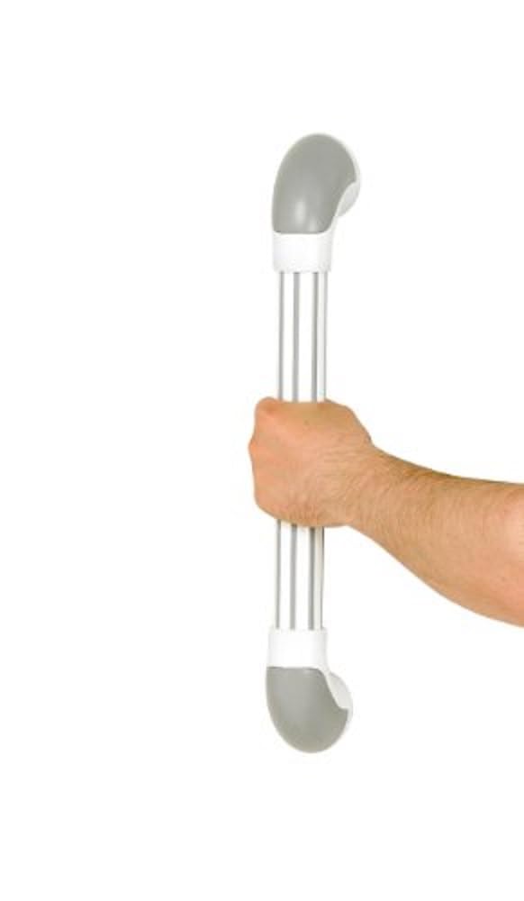 Homecraft Grab Bar Gripsure Grab Rail, 450 mm (Eligible for VAT relief in the UK), Bathroom, Stairs, Support Aid, Soft Handle, Mount Horizontal, Vertical, Diagonal, For Elderly, Disabled, Handicapped