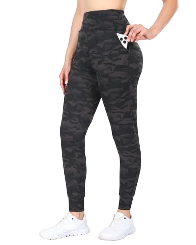 WHOUARE WOMEN’S JOGGERS PANTS WORKOUT ATHLETIC LEGGINGS WITH...