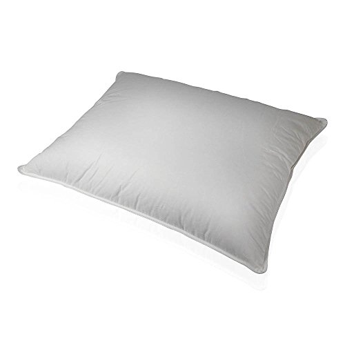 Continental Bedding 100 % Premium White Goose Down luxury Pillow, 550 Fill Power. (Standard)
