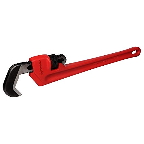 GETUHAND 14-1/2-inch Heavy Duty Hex Pipe Wrench, Model T-017 Straight Plumbing Wrench, 5/8" - 1 1/4" Capacity - Thumbnail 7