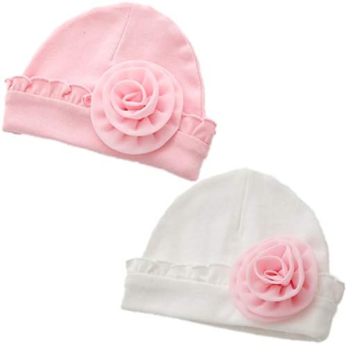 XiFe Baby Cool Boy Girls Newborn Hospital Hat Infant Baby Hat Caps with Bow Soft Cute Nursery Beanie Hat
