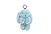 USATDD Easter Bunny Doll Keychain Soft Cute Rabbit Fluffy Plush Pendant Key ring(Blue)