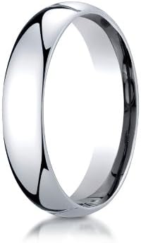 Womens Platinum, 5mm Slim Profile Comfort-Fit Ring (sz 6)