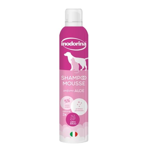 Inodorina - Champú Espuma de Lavado en Seco Aloe Vera de 300 ml