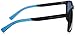 Armani Exchange Men's Injected Man Square Sunglasses, Matte Blue, 57 mm