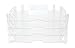 We R Memory Keepers 12x12 Inch Paper Trays, for Storing Paper, Embellishments, Tools, and More, Organization System, 4-Pack of Acrylic Trays, Easy Assembly, and Storage
