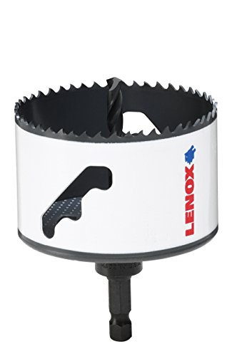 LENOX Tools Bi-Metal Speed Slot Arbored Hole Saw with T3 Technology, 3-1/8"