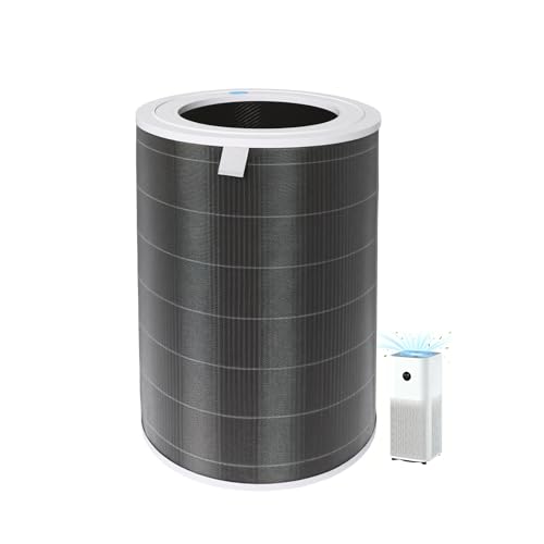 Filtro de Repuesto Compatible con Xiaomi Smart Air Purifier 4 Pro, Filtro HEPA H13 con Carbón Activado, Filtro 3 en 1 para Polvo, Polen, Pelo de Mascotas, Humo y Olores