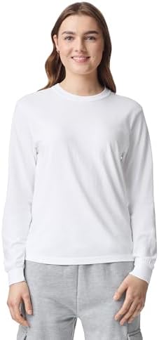 Port & Company - Long Sleeve Essential Pocket Tee 2XL White