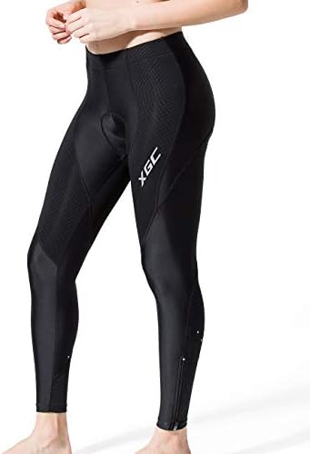 XGCWomen's Long Cycling Pants Trousers Bike Pants Trousers Tights Legging with 4D Sponge Padded