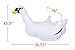 MarlJohns Giant Rideable Swan Inflatable Float Toy - Floatie Ride On Rideable Blow Up Summer Fun Pool Toy Lounger Floatie Raft for Kids & Adults - 76