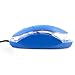 Daffodil WMS106B Wired Optical Mouse - 3 Button PC Mouse with Scroll Wheel and Internal LED Light - For Laptop / Netbook / Desktop Computers - Supported by: Windows (7 / 10 ) and Apple MAC OS(Blue)