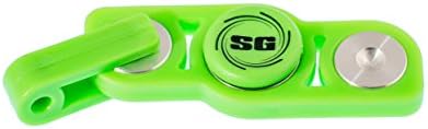 Spin Gadget fidget spinner toy with exclusive quick disconnect keychain, perfect EDC for ADD ADHD anxiety fidgeting focus and addiction aka fidget gadget or fidget gidget MADE IN THE USA (Neon Green)