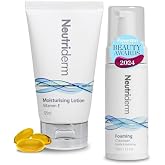 NEUTRIDERM Moisturizing Lotion Vitamin E + Niacinamide Foaming Face Cleanser - Cleanse, Hydrate &amp; Rejuvenate