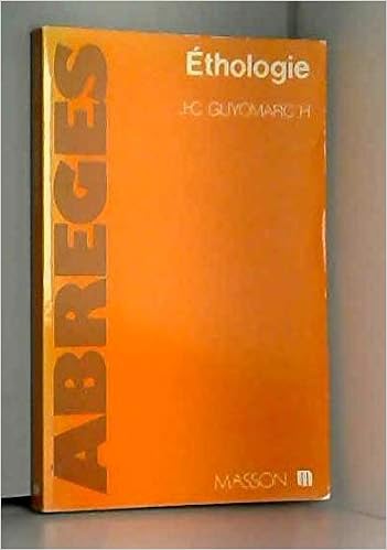 Amazon Fr Abrege D Ethologie Guyomarc H Jean Charles Livres