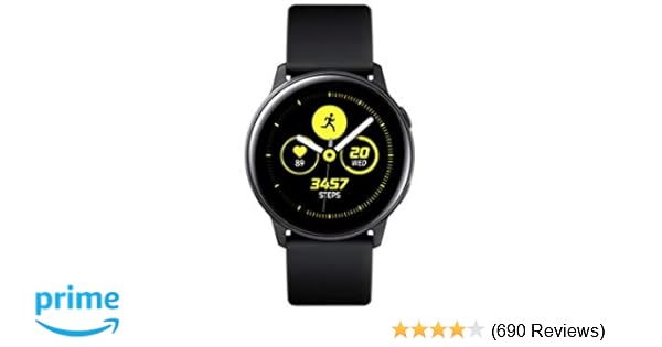 Samsung Galaxy Watch Active (40mm), Black - US Version with Warranty