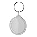 MagiDeal 10 pcs Round Blank Insert Photo Picture Frame Split Ring Keychain