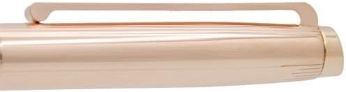 WaldMann Tuscany, fountain pen, line design, chocolate/rose gold, solid silver 925, Gold,Silver,Rose,Black, mittel (M) - Image 3