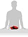 NuFoot Booties Men's Shoes, Foldable & Flexible Footwear, Fold and Go Travel Shoes, Yoga Socks, Indoor Shoes, Slippers, Red with Black Stripes, Large