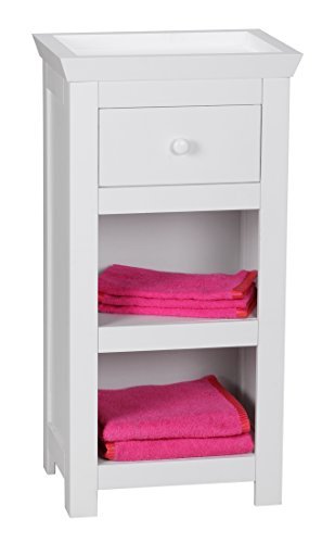 1plus Badezimmer Wohn Regal 77 X 40 X 30 Cm Mit Schublade Und