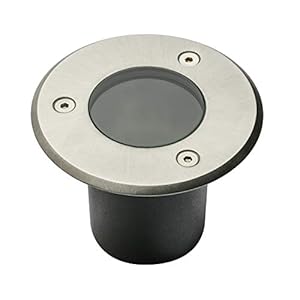 GTV lighting ALFA MINI, max. 10 W, GU10, IP67, AC220-240 V, 50/60 Hz, roestvrijstalen look, ON-ALFAOGU10-06-MINI, grijs