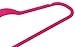 Juvale Hot Pink Velvet Hangers - No Slip Flocked Hangers - Ultra Thin Clothing Hangers for Pants, Blouses, Dresses - 50 Count