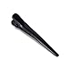 10PCS Professional Black Metal Duck Teeth Bows Hair Clips Natural Hair Barrettes Salon Crocodile Hair Clip DIY Accessories Hair pins Alligator Clips