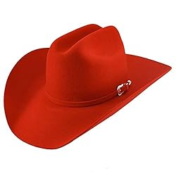 Bailey Western Lightning 4X Hat Red, 6 5/8