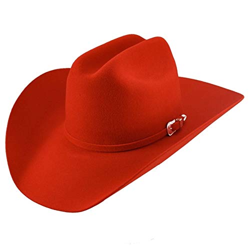 Bailey Western Lightning 4X Hat Red, 6 5/8