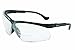 Honeywell Uvex by Genesis 3 Diopter Black Safety Glasses With Clear Anti-ScratchHard Coat Lens, Black/Clear, 3.0 (S3764)