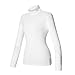 KMG Men & Women Cool Base Layer Shirt (M, Women-White)