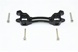 GPM For Traxxas TRX-4 Trail Defender Crawler Aluminum Front/Rear Body Post Mount - 1Pc Set Black