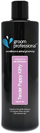GROOM PROFESSIONAL Tender Puppy Kitty Shampoo, Gentle & Tear-Free for Sensitive Skin, Deep Cleansing & Relieves Itchy Skin
