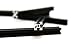 Makerbeam 40x10x10mm Beam, Black anodised (2 Packs of 8) and 60x10x10mm Beam, Black anodised (2 Pack of 8)
